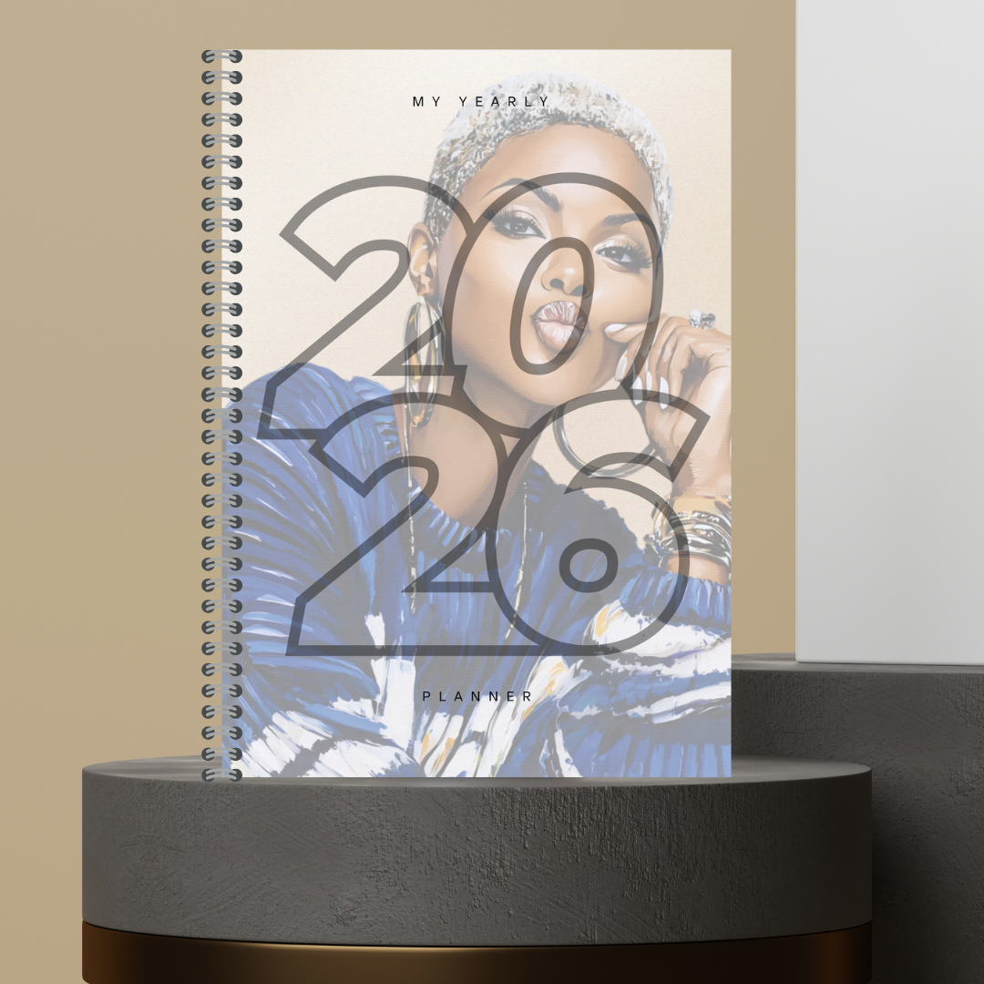 [Made to Order] 2026 Yearly Planner with Monthly Overview + Weekly Planner +Bill Tracker + Budget Planner and Notes Matte Finish Hard Cover