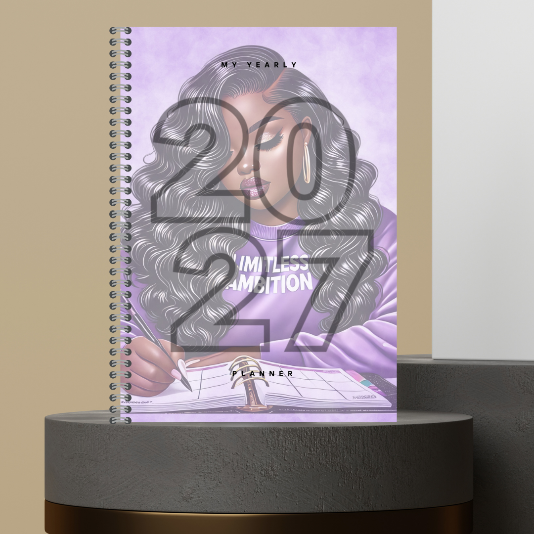 [Made to Order] My 2027 Yearly Planner | Weekly & Monthly Planner | Undated | Goal & Productivity Planner | Hardcover Wired Planner
