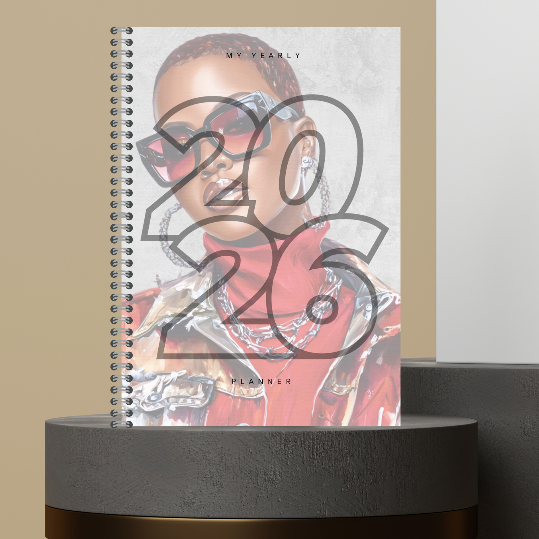 [Made to Order] 2026 Yearly Planner with Monthly Overview + Weekly Planner +Bill Tracker + Budget Planner and Notes Matte Finish Hard Cover