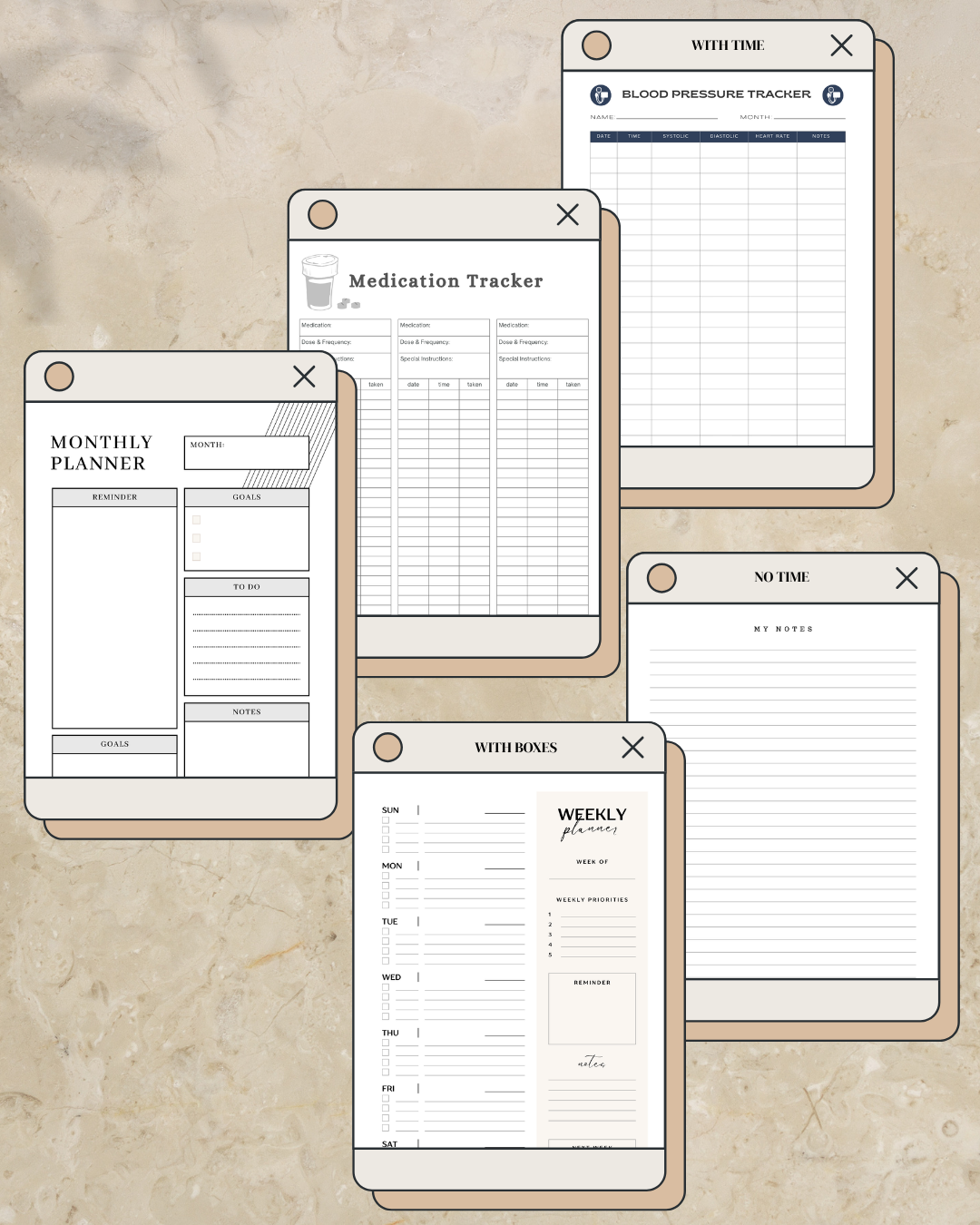 [Made to Order] My Medical 2026 Planner with Medication Tracker Blood Pressure Tracker Weekly Planner Doctor Notes for Health Management