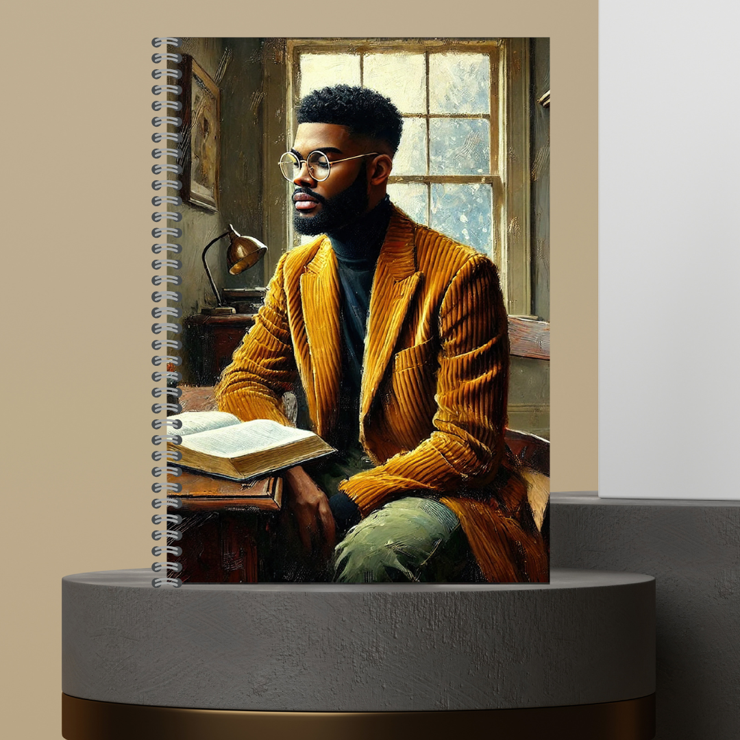 Men That Pray 2025 Journal - Matte Hard Cover with Lined Paper, 120 Pages, Spiral Binding, Perfect for Spiritual Practices & Prayer Reflections