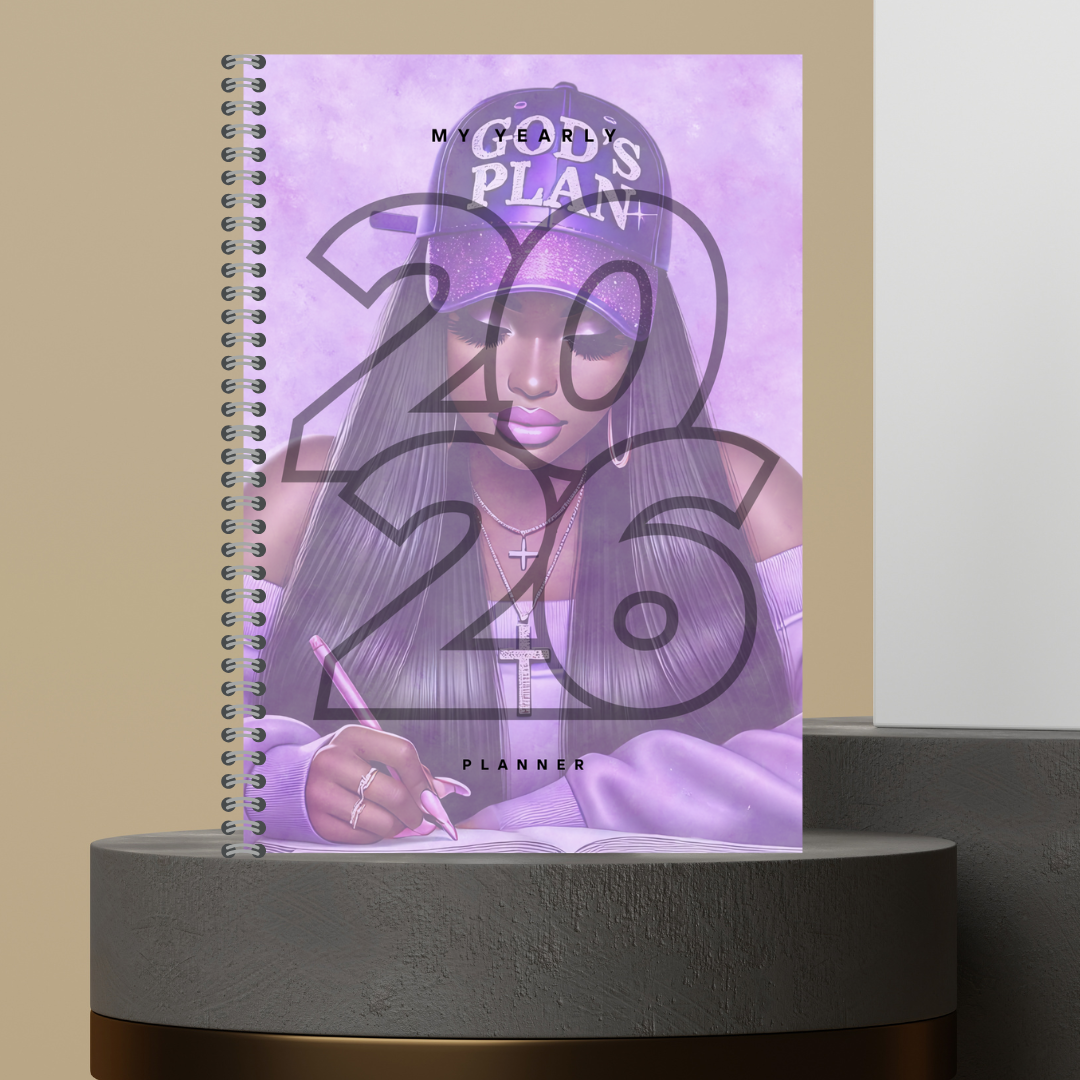 [Made to Order] 2026 Yearly Planner with Monthly Overview + Weekly Planner +Bill Tracker + Budget Planner and Notes Matte Finish Hard Cover