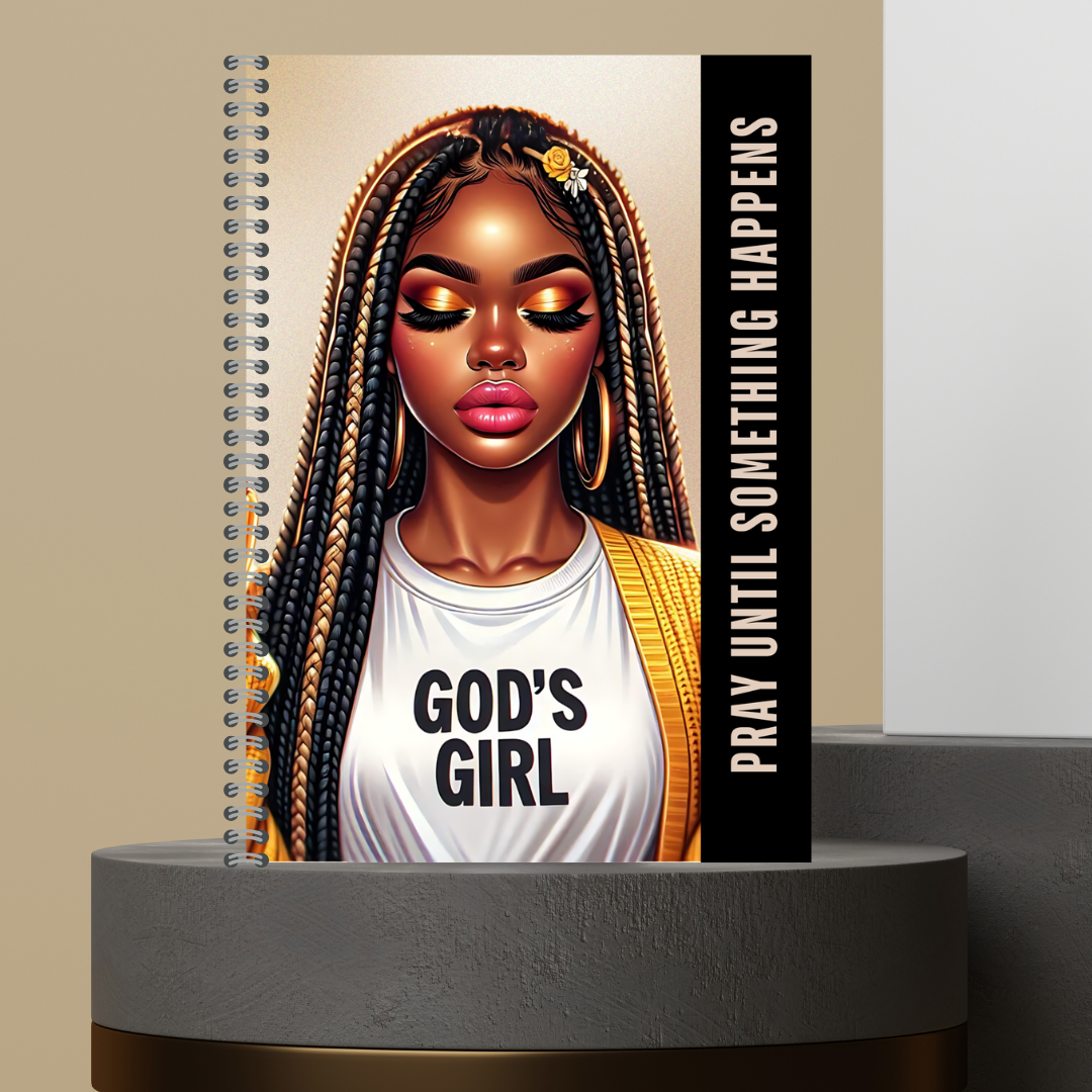 58. 2026 P.U.S.H. Pray Until Something Happens Prayer Journal Matte Hard Cover 120 Pages Spiral Bound Notepad for Spiritual Growth Encourages Consistent Prayer