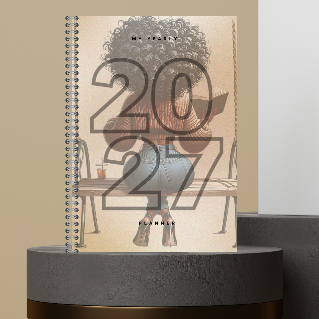 [Made to Order] My 2027 Yearly Planner | Weekly & Monthly Planner | Undated | Goal & Productivity Planner | Hardcover Wired Planner