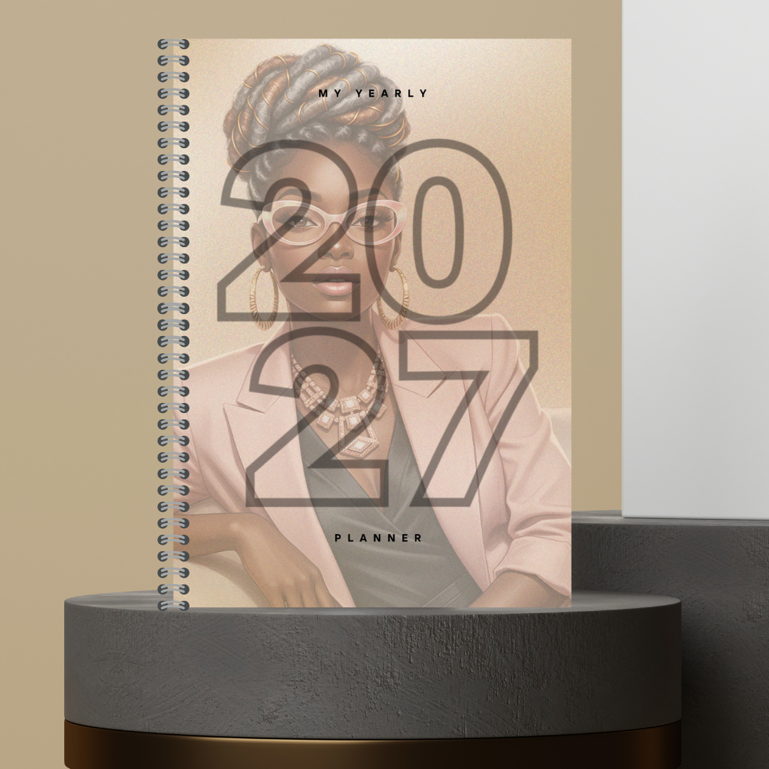 [Made to Order] My 2027 Yearly Planner | Weekly & Monthly Planner | Undated | Goal & Productivity Planner | Hardcover Wired Planner