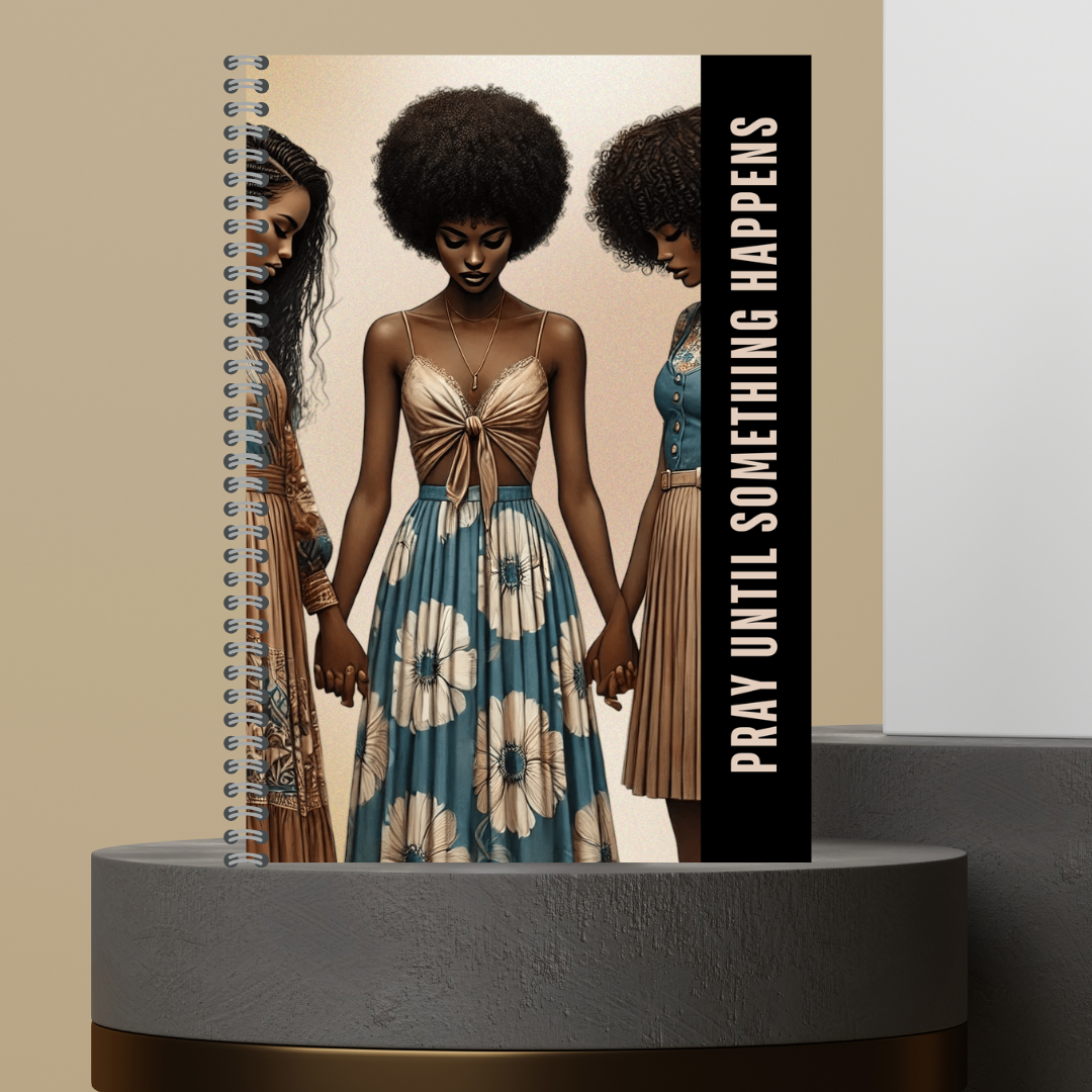 58. 2026 P.U.S.H. Pray Until Something Happens Prayer Journal Matte Hard Cover 120 Pages Spiral Bound Notepad for Spiritual Growth Encourages Consistent Prayer