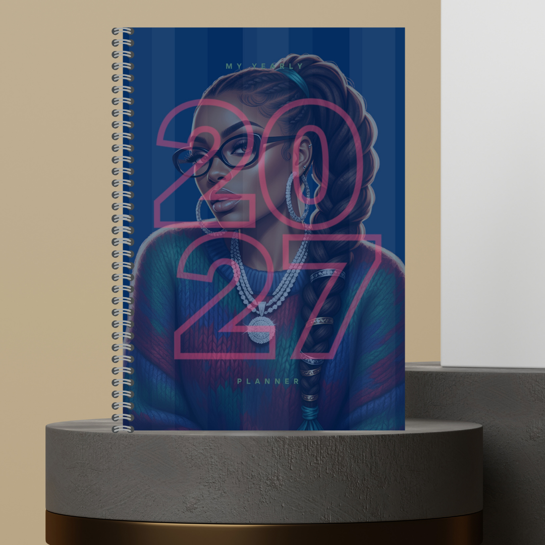[Made to Order] My 2027 Yearly Planner | Weekly & Monthly Planner | Undated | Goal & Productivity Planner | Hardcover Wired Planner