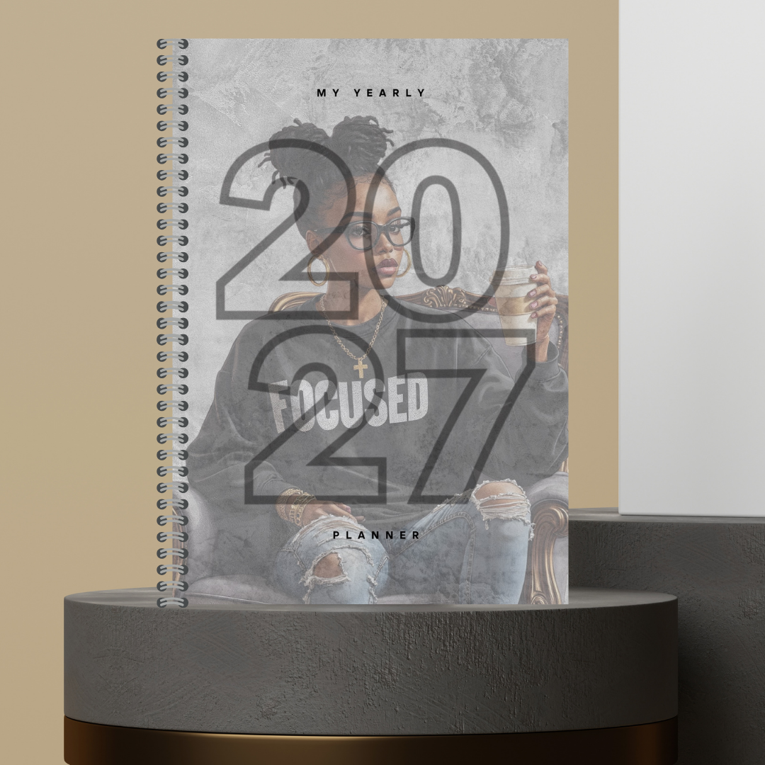 [Made to Order] My 2027 Yearly Planner | Weekly & Monthly Planner | Undated | Goal & Productivity Planner | Hardcover Wired Planner
