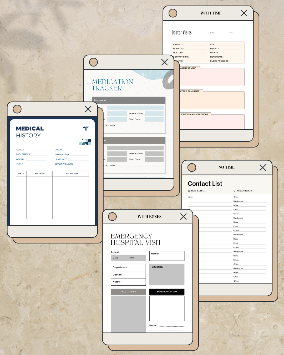[Made to Order] My Medical 2026 Planner with Medication Tracker Blood Pressure Tracker Weekly Planner Doctor Notes for Health Management