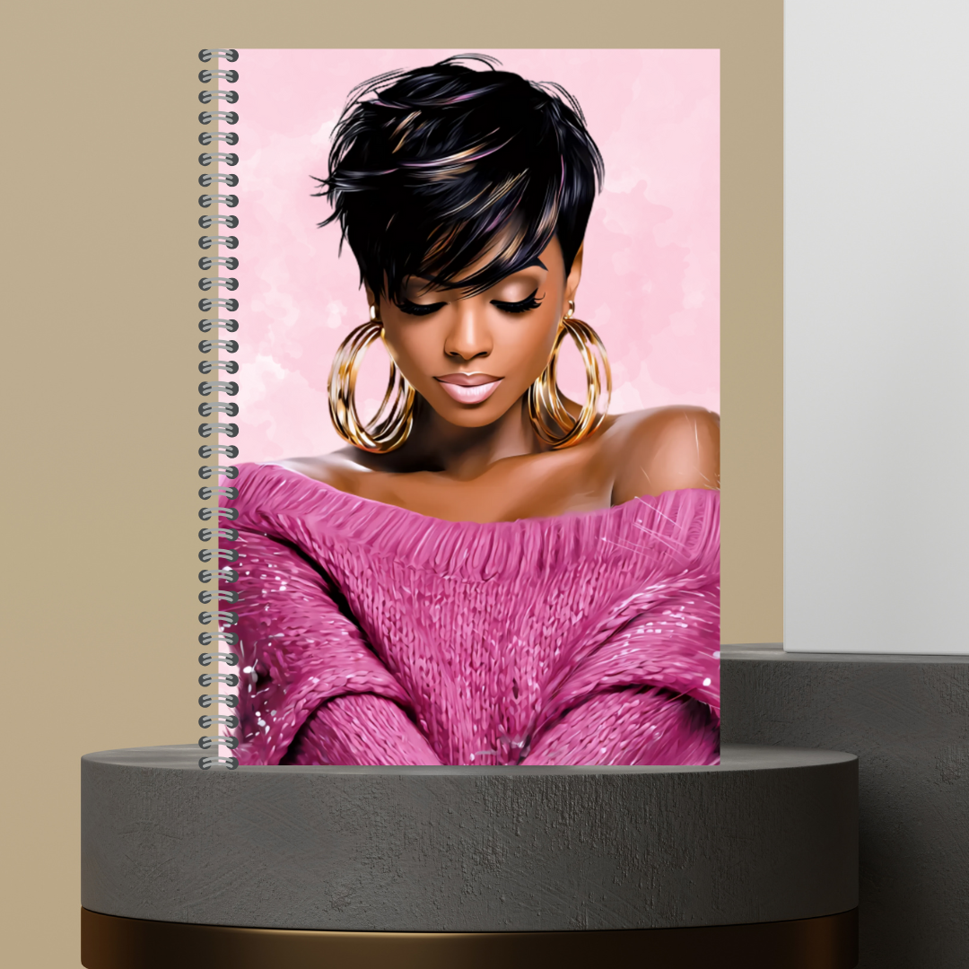 Short Bold and Classy Journal Covers for Women with Short Hair Hard Cover Journals
