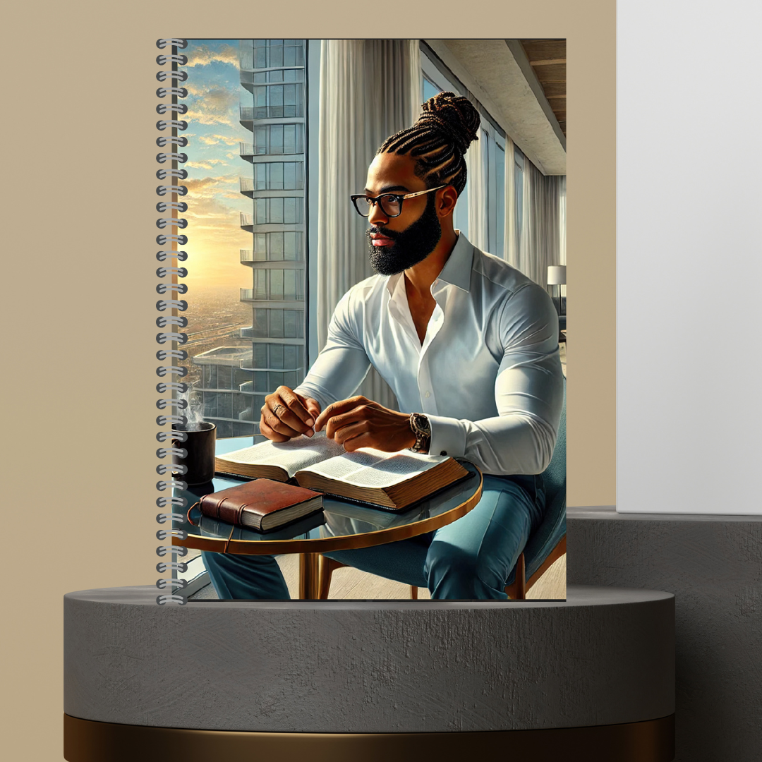 Men That Pray 2025 Journal - Matte Hard Cover with Lined Paper, 120 Pages, Spiral Binding, Perfect for Spiritual Practices & Prayer Reflections