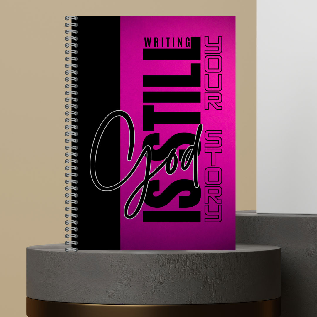 God is Still Writing Your Story Lined Paper Insert Hard Cover Matte Finished Journal