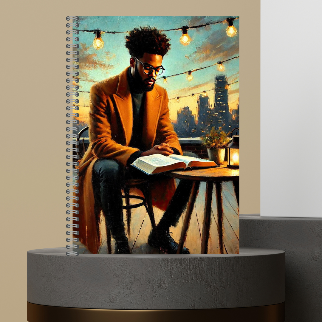 Men That Pray 2025 Journal - Matte Hard Cover with Lined Paper, 120 Pages, Spiral Binding, Perfect for Spiritual Practices & Prayer Reflections