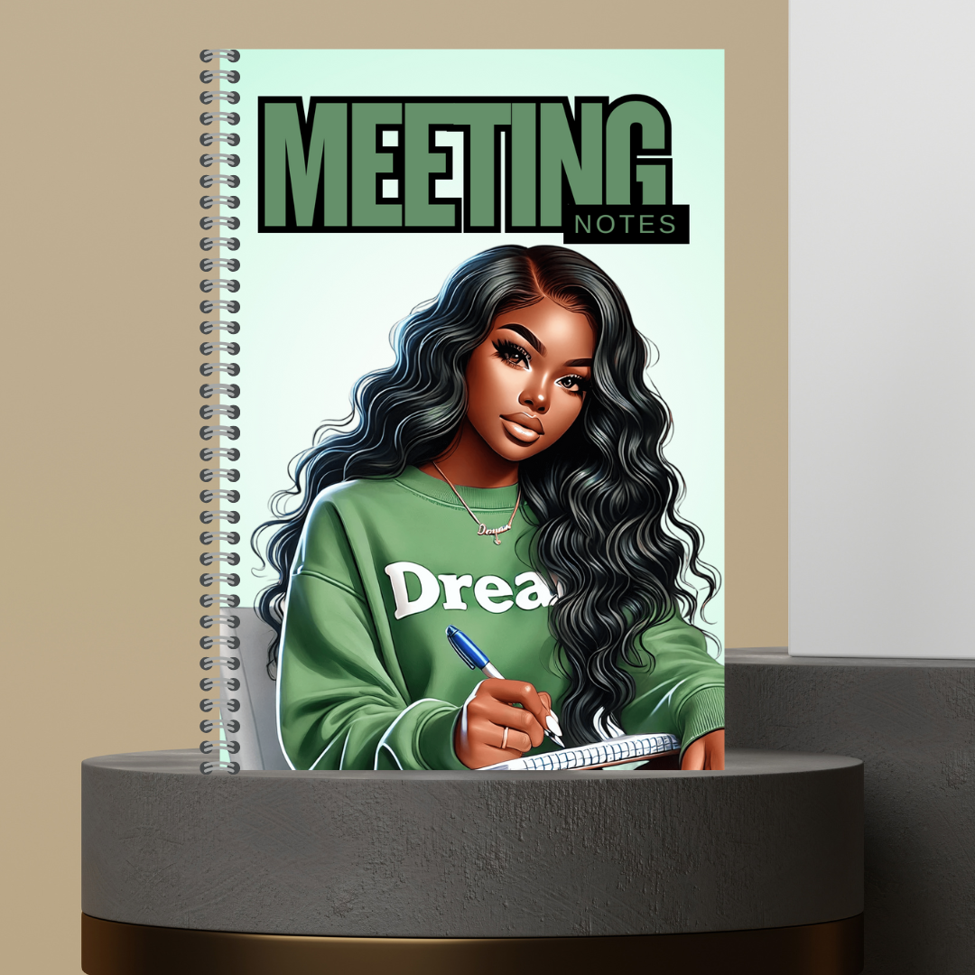 Made to Order Meeting Notes & To-Do/Tasks Journal - Customizable Writing Experience for Effective Planning and Organizing