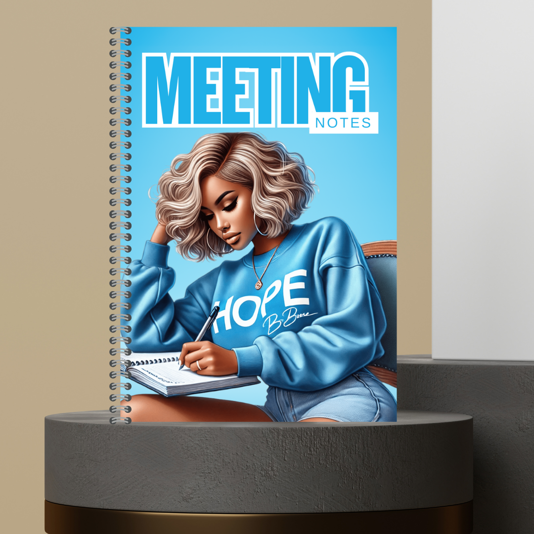 Made to Order Meeting Notes & To-Do/Tasks Journal - Customizable Writing Experience for Effective Planning and Organizing