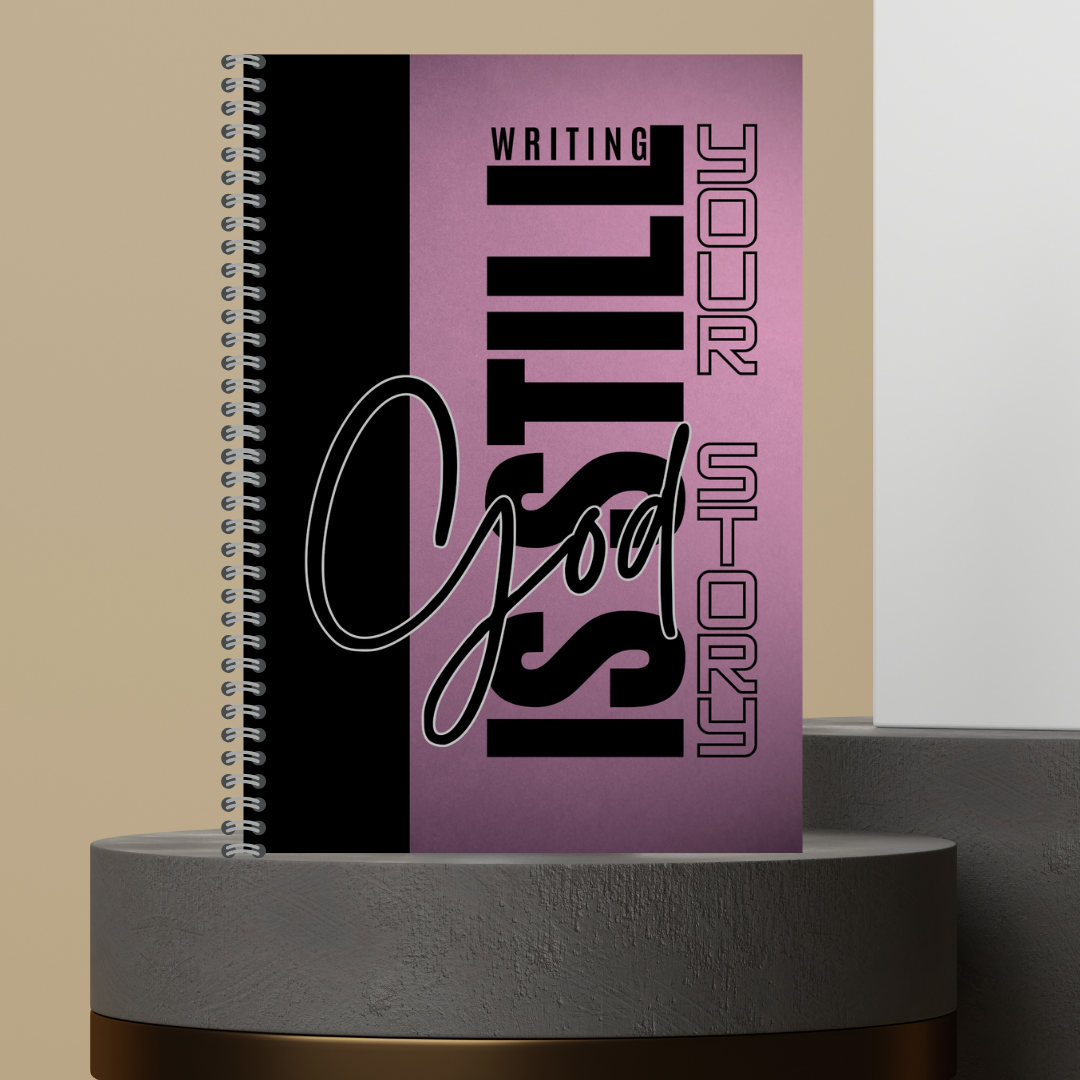 God is Still Writing Your Story Lined Paper Insert Hard Cover Matte Finished Journal