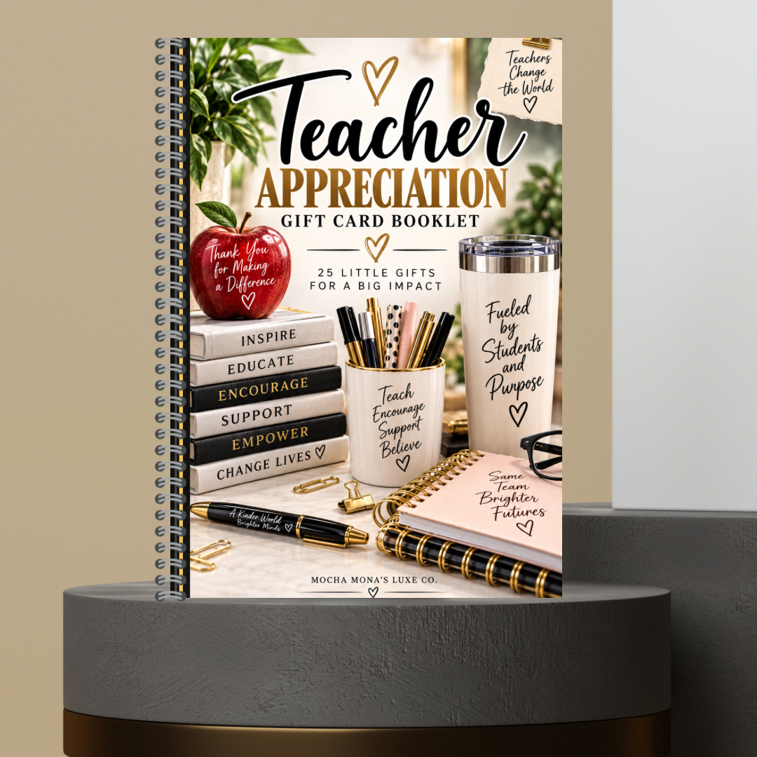 [Handmade] Gift Card Booklets - 25 Thoughtful Card Design Gifts for Key Special Occasions (Office Stationery Supplies)