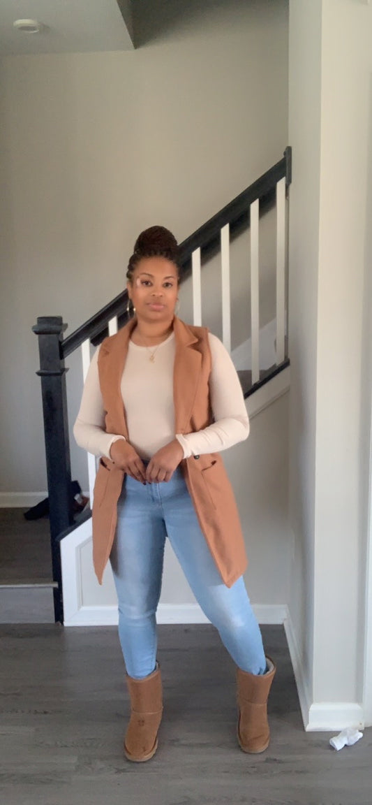 The Mimi Vest (Camel)