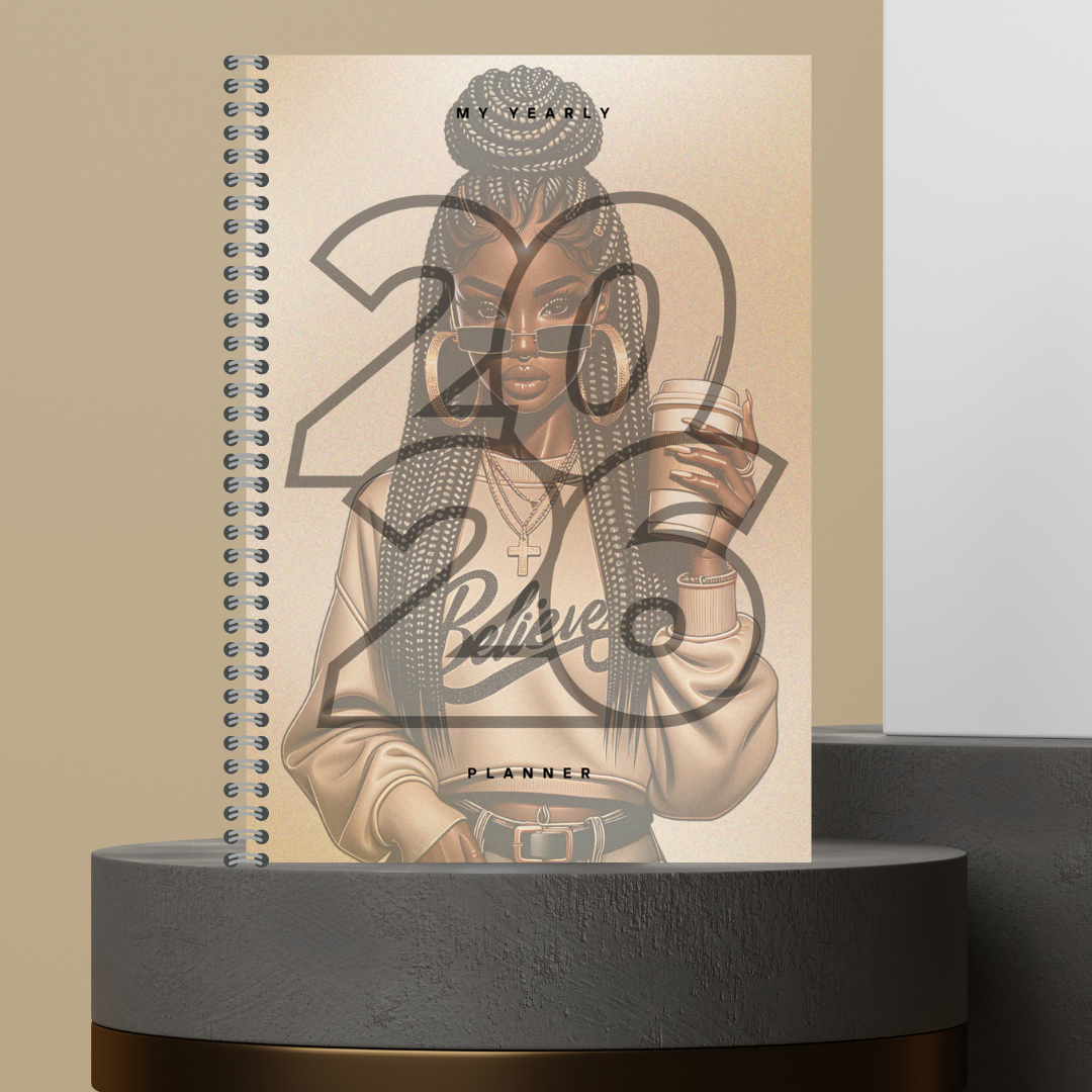 [Made to Order] 2026 Yearly Planner with Monthly Overview + Weekly Planner +Bill Tracker + Budget Planner and Notes Matte Finish Hard Cover