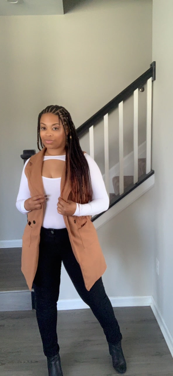 The Mimi Vest (Camel)
