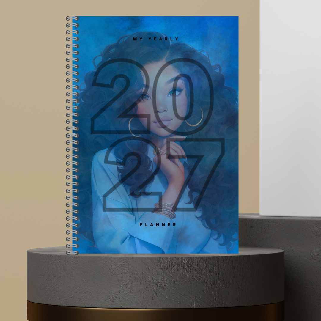 [Made to Order] My 2027 Yearly Planner | Weekly & Monthly Planner | Undated | Goal & Productivity Planner | Hardcover Wired Planner