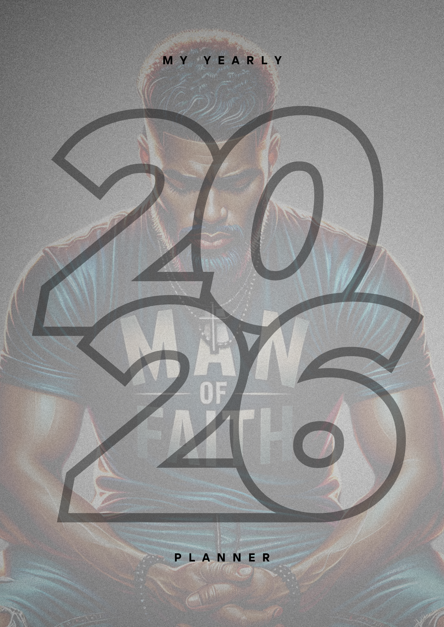 [Made to Order] 2026 Yearly Planner [Men Collection] with Monthly Overview + Weekly Planner +Bill Tracker + Budget Planner and Notes Matte Finish Hard Cover (Copy)