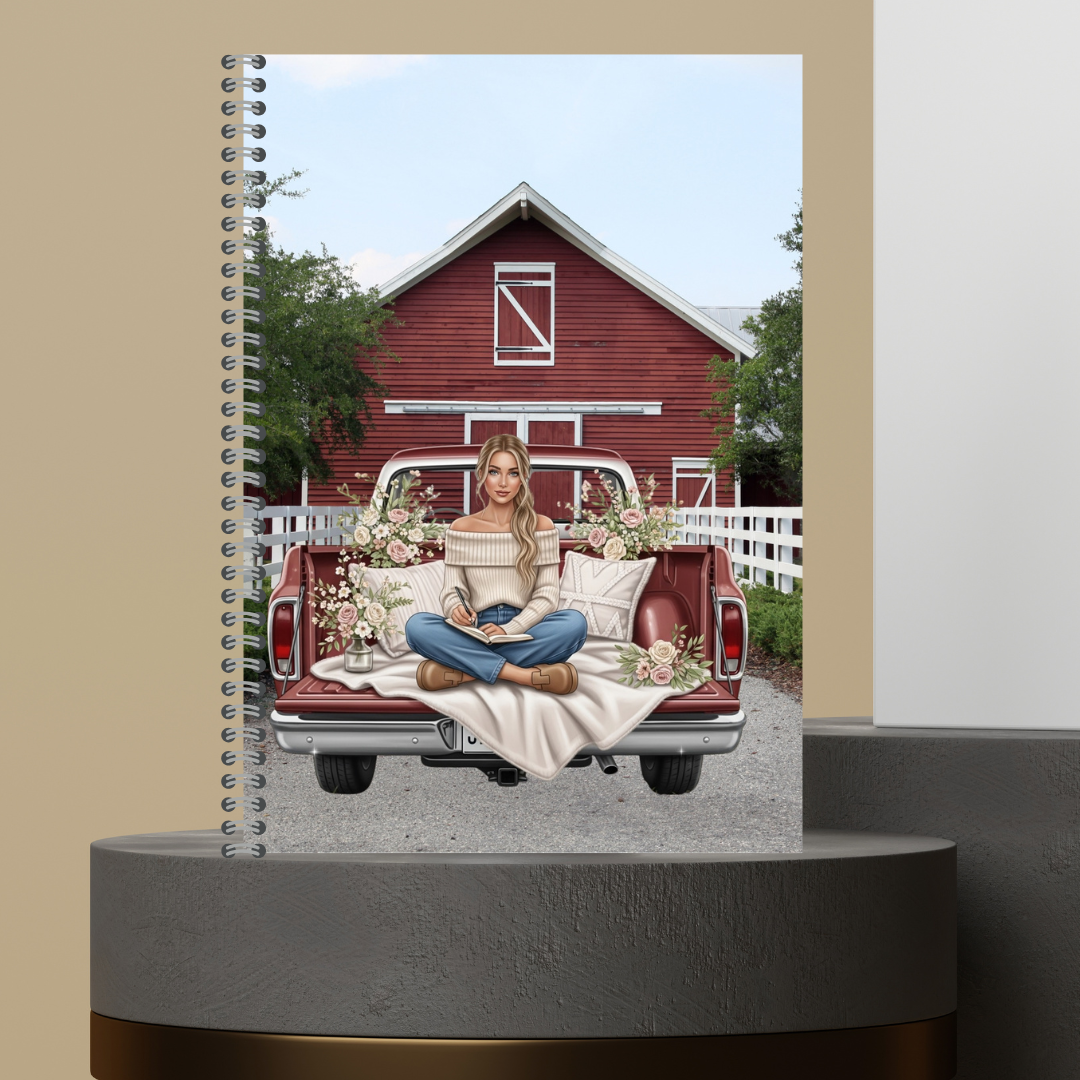 Girl on a Truck Journal Cover
