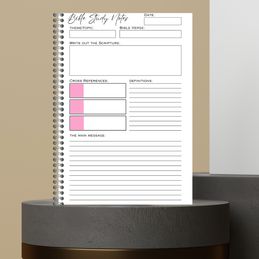 Made to Order: 27. It's A Bundle Devotional Prayer Bible Study Notes Sermon Notes Hardcover Matte Journal