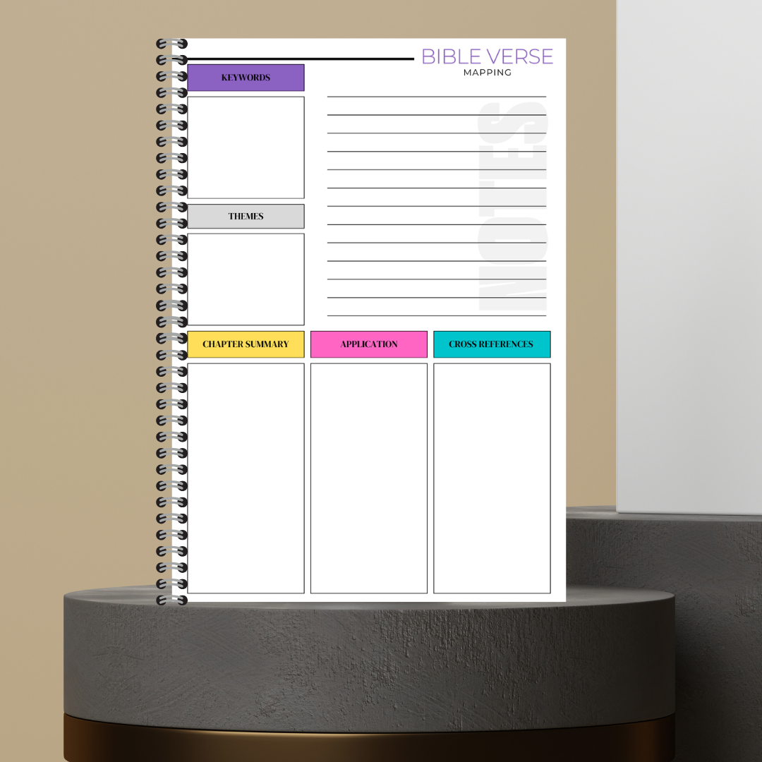 Bible Verse Mapping Study Journal