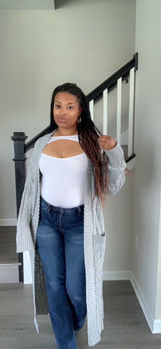 Mocha's Everyday Cardigan (Grey)