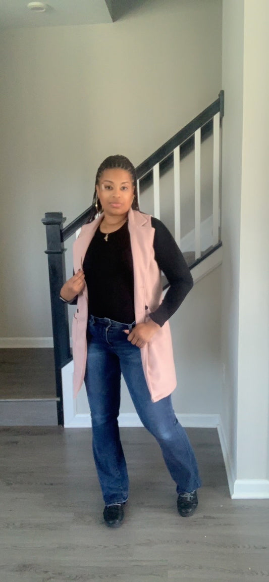 The Mimi Vest (Dark Pink)
