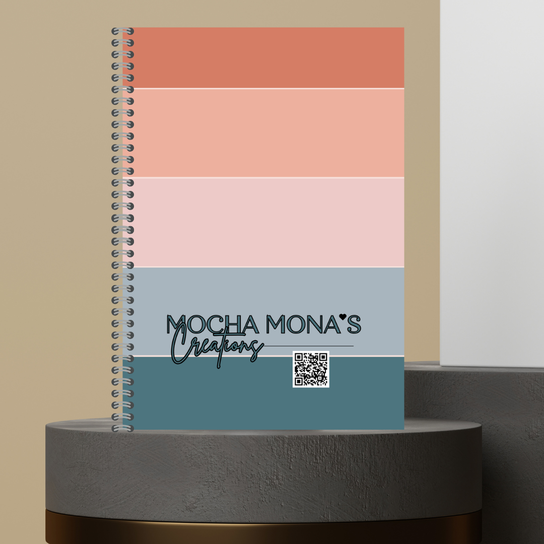 54. Made to Order Daily Planner with Floral Covers Hourly Schedule To Do List Notes Journal