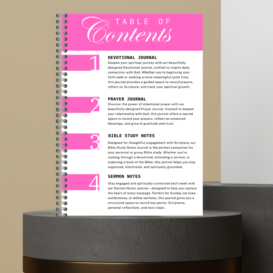 Made to Order: 27. It's A Bundle Devotional Prayer Bible Study Notes Sermon Notes Hardcover Matte Journal