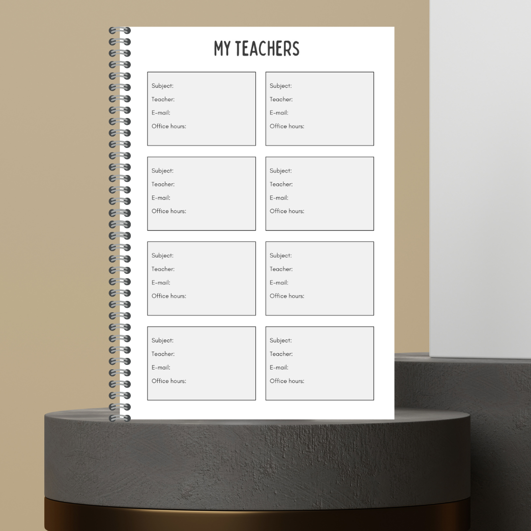 [Made to Order] The Ultimate 2026-2027 School Year Planner (Monthly & Daily inserts)