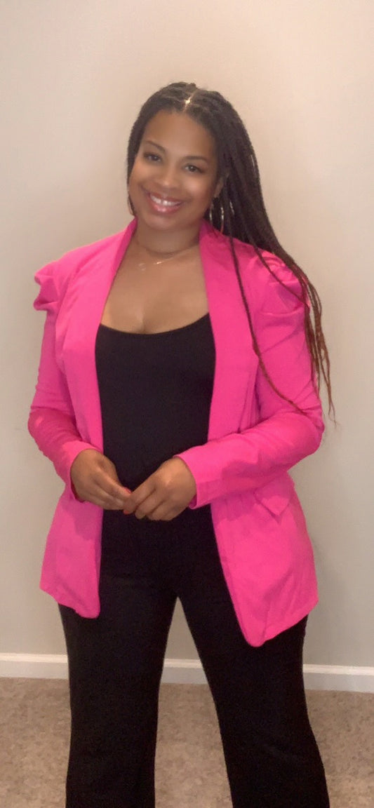 The Puff Girl Blazer (Pink)