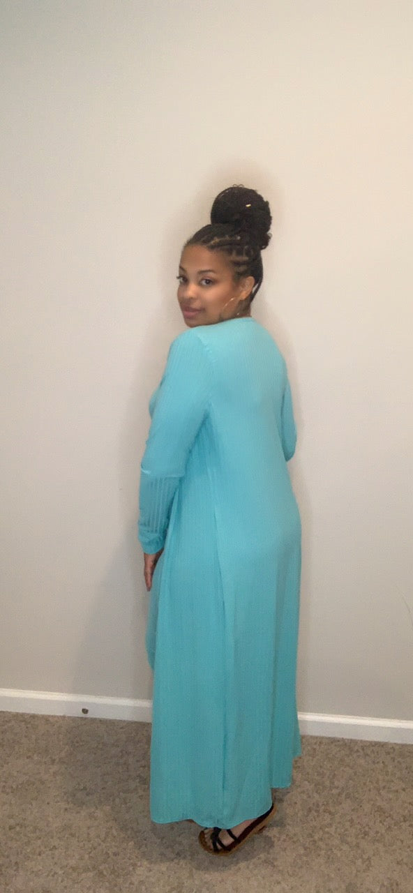 The Brooklyn Dress Set (Lake Blue)