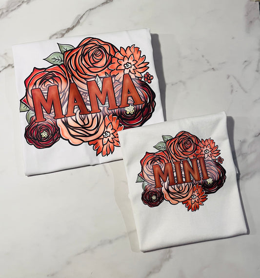 Mama/Mini Floral Shirt