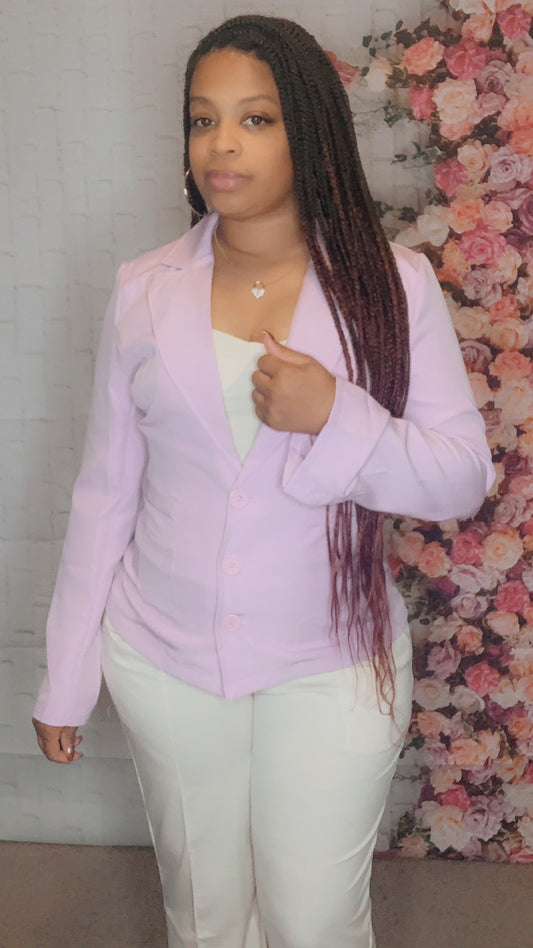 Purple Business Baddie Blazer