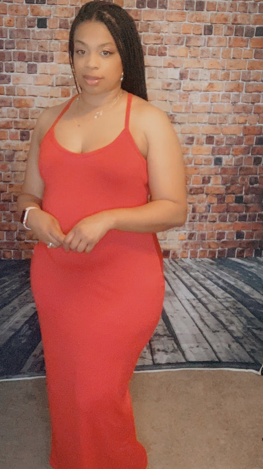 Rylee Maxi Dress (Red)