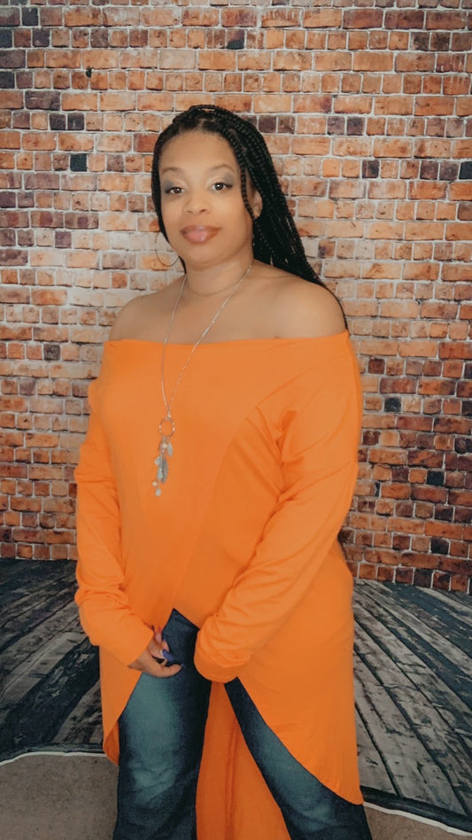 The Zara Top - Orange