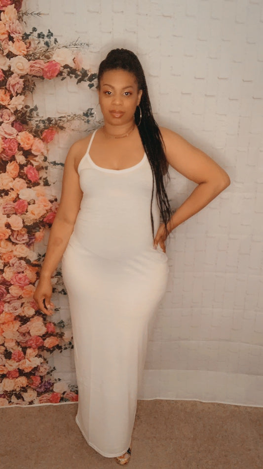 Rylee Maxi Dress (White)