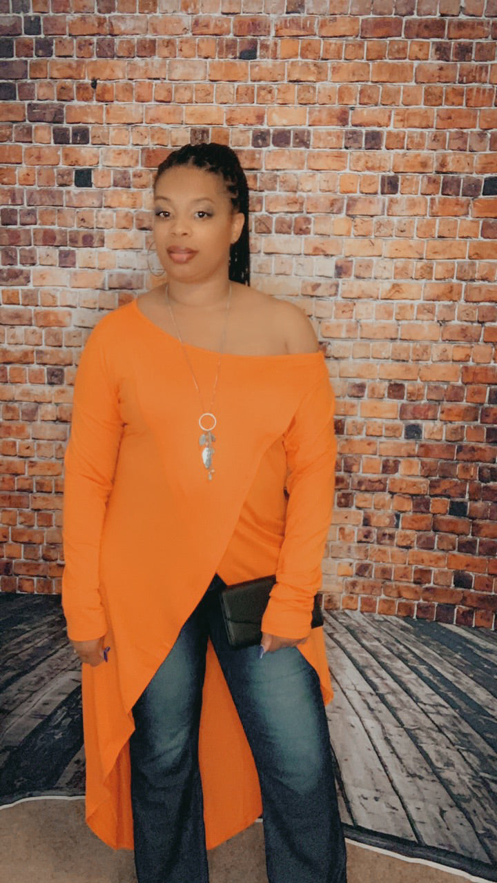 The Zara Top - Orange