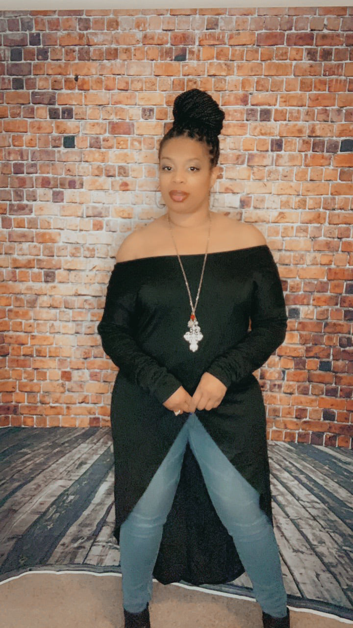 The Zara Top - Black