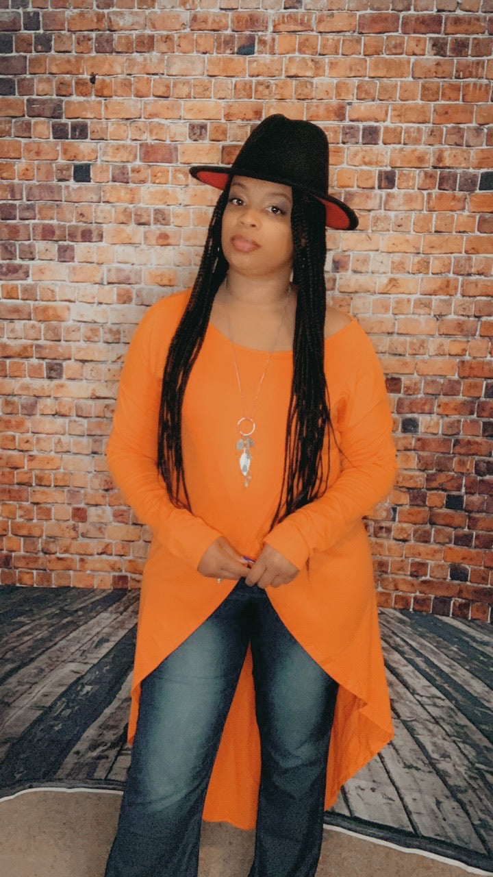 The Zara Top - Orange