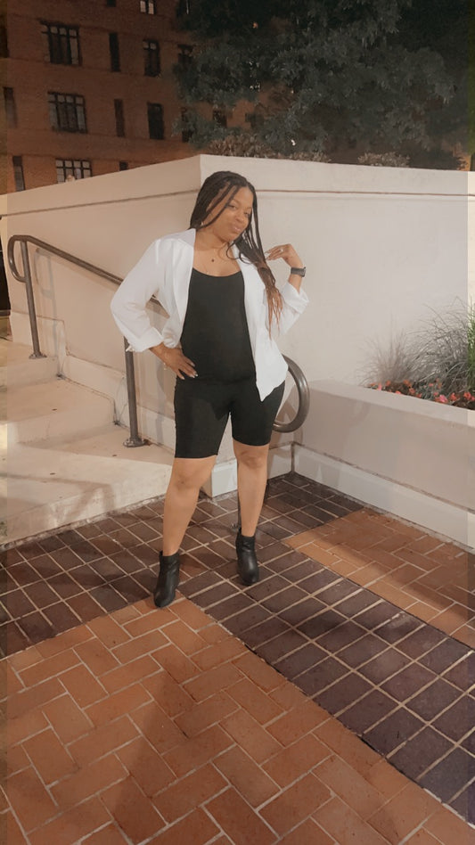 White Business Baddie Blazer