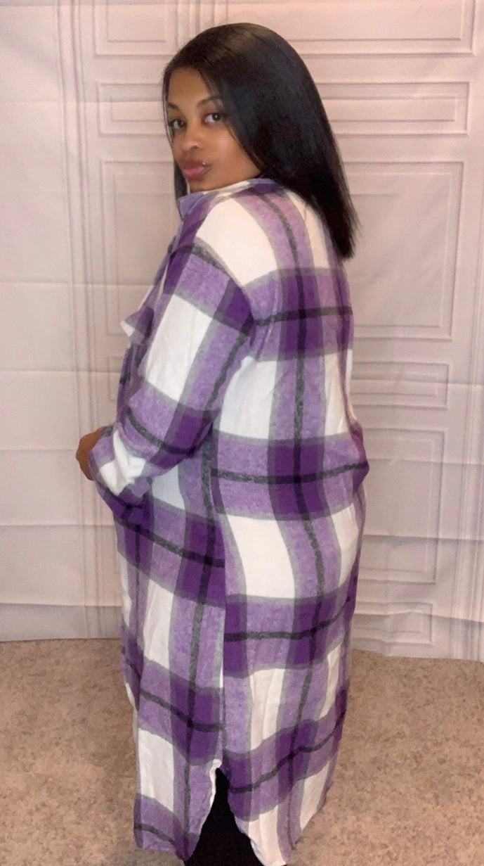 It's A Plaid Thing (Purple) Jacket