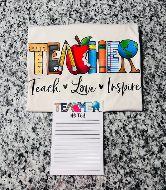 Teach. Love. Inspire (w/apple)