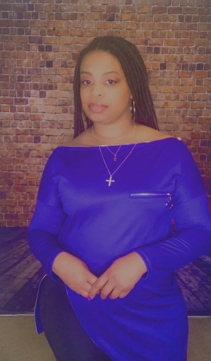 The Nia Top - Blue