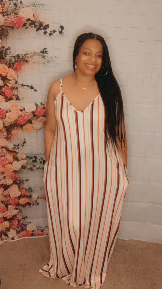 The Ariyah Maxi Dress (Beige)