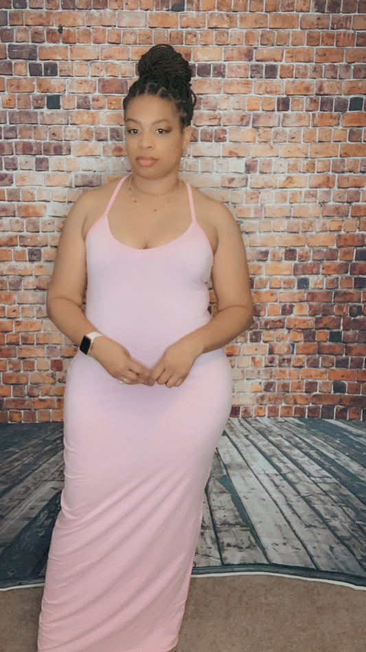 Rylee Maxi Dress (Pink)